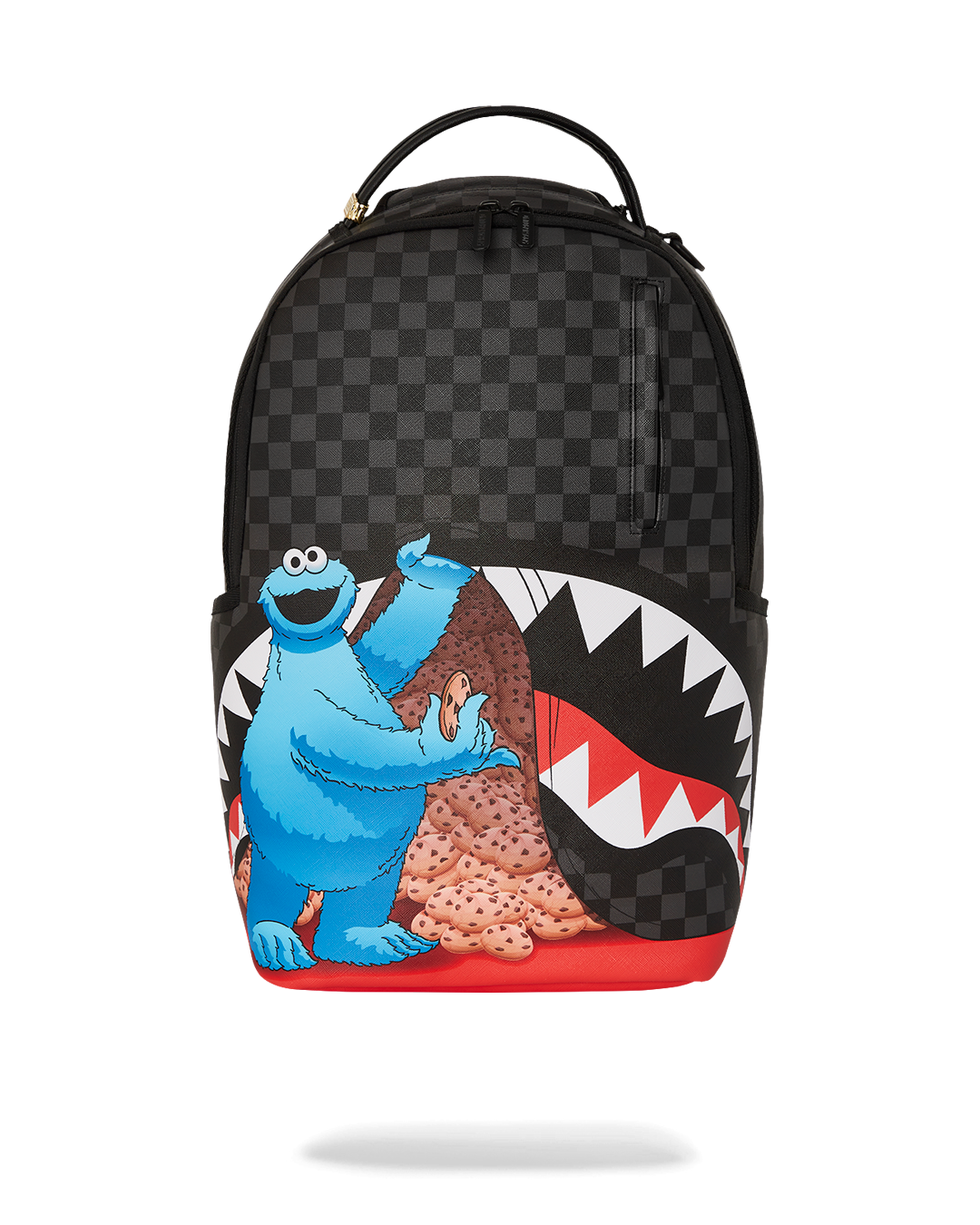 SESAME STREET COOKIE MONSTER SNEAKING A BITE DLXSV BACKPACK