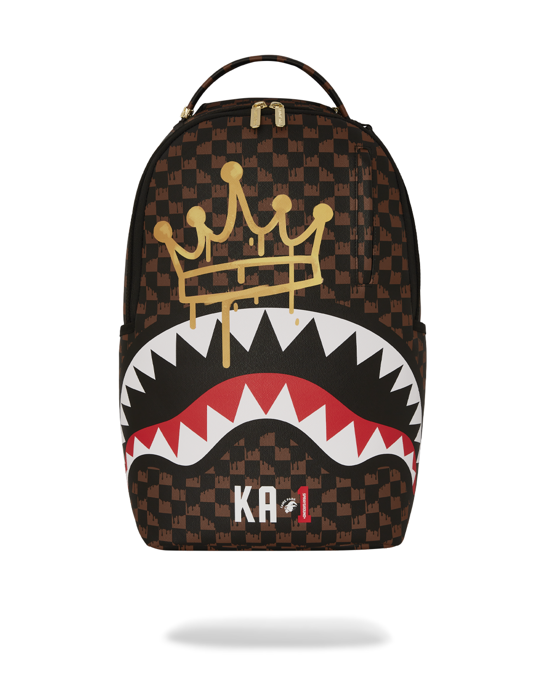 DRIP CHECK CROWN x KA1 BACKPACK BROWN – spraygroundgcc