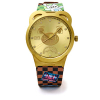 SPRAYGROUND GOLD GLOBAL MOGUL WATCH