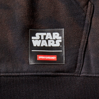 STAR WARS DARTH VADER RHINESTONE HEAD HOODIE BLACK - spraygroundgcc