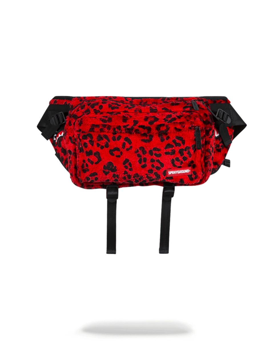 RED LEOPARD CROSSBODY TRANSPORTER