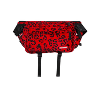 RED LEOPARD CROSSBODY TRANSPORTER