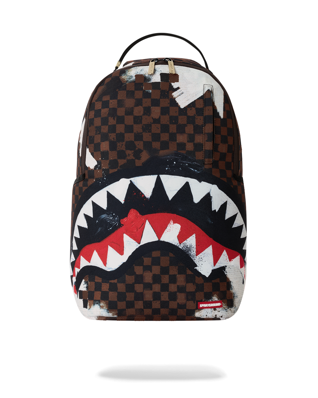 SHARKS IN PARIS COTTON CANVAS PAINTED DLX-BACKPACK