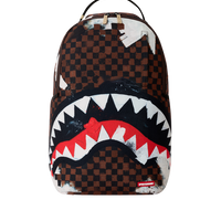 SHARKS IN PARIS COTTON CANVAS PAINTED DLX-BACKPACK
