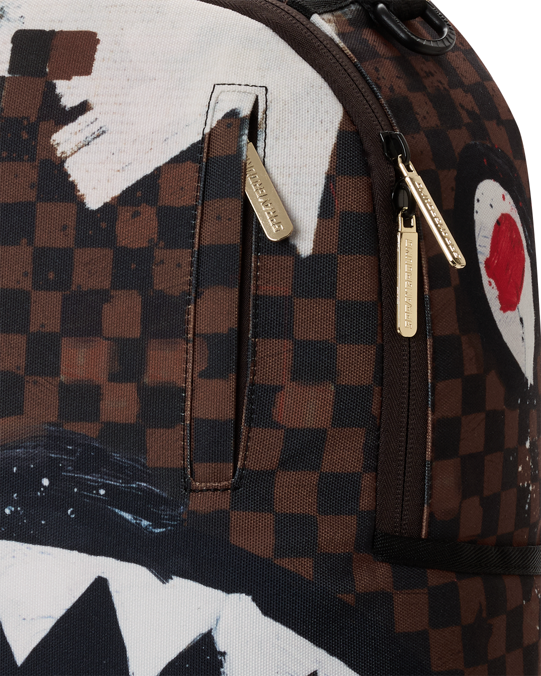 SHARKS IN PARIS COTTON CANVAS PAINTED DLX-BACKPACK