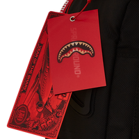 PRINTED ZIPPER SHARK DLX BACKPACK