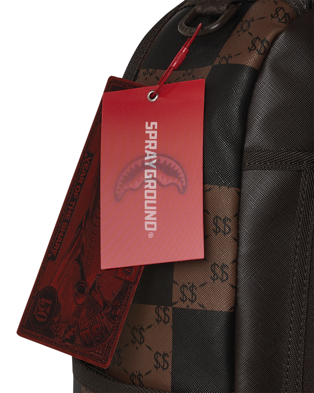 ENLARGED CHECK PARIS BACKPACK