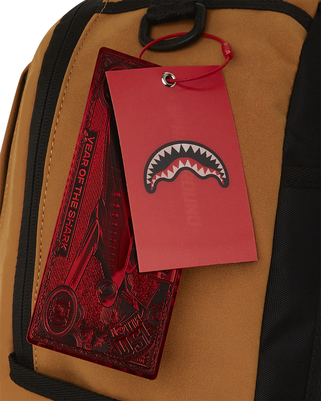 SHARK CENTRAL DLX-FAUX SUEDE BACKPACK