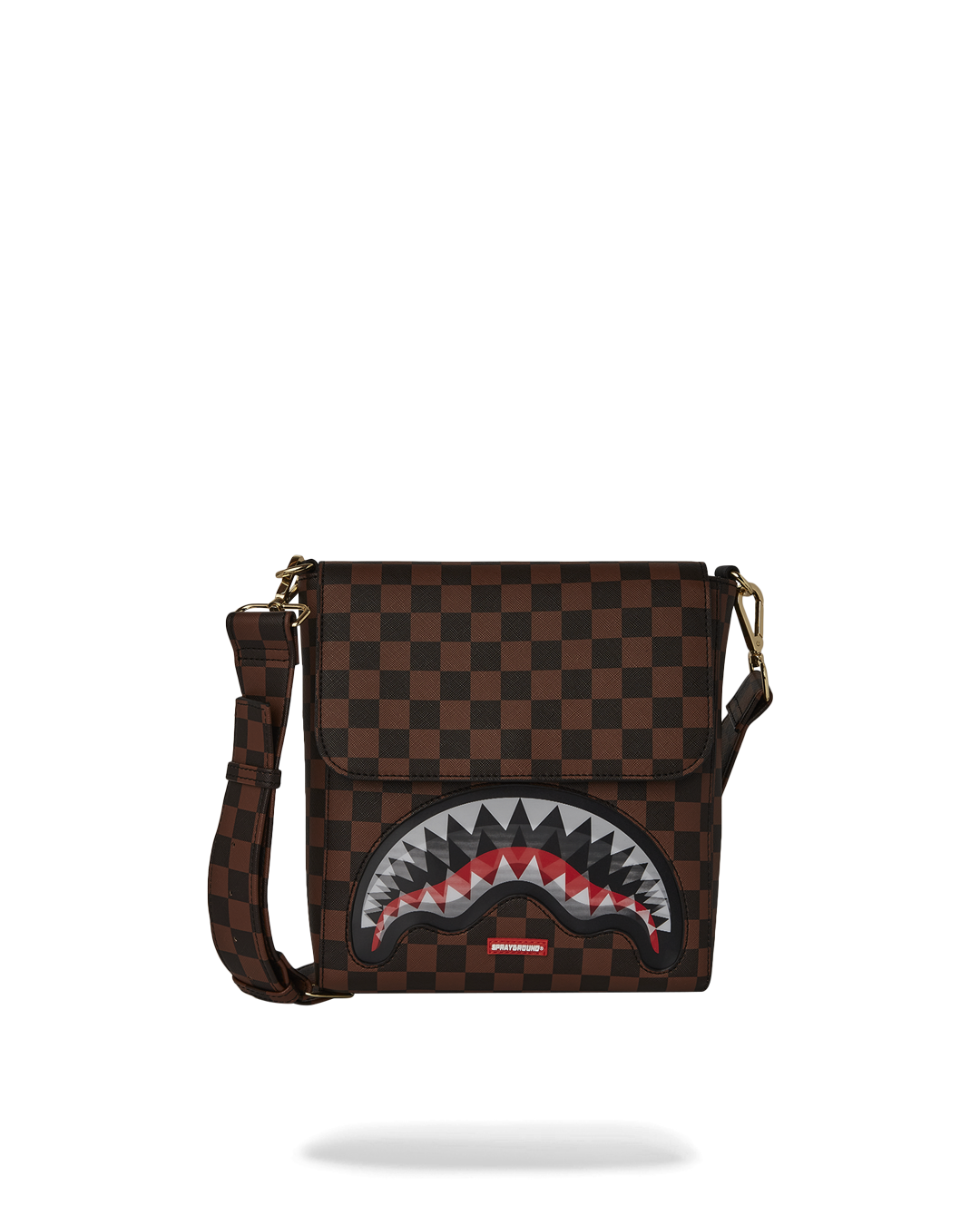 SHARKS IN PARIS LENTICULAR CHOMP MESSENGER SLING - spraygroundgcc