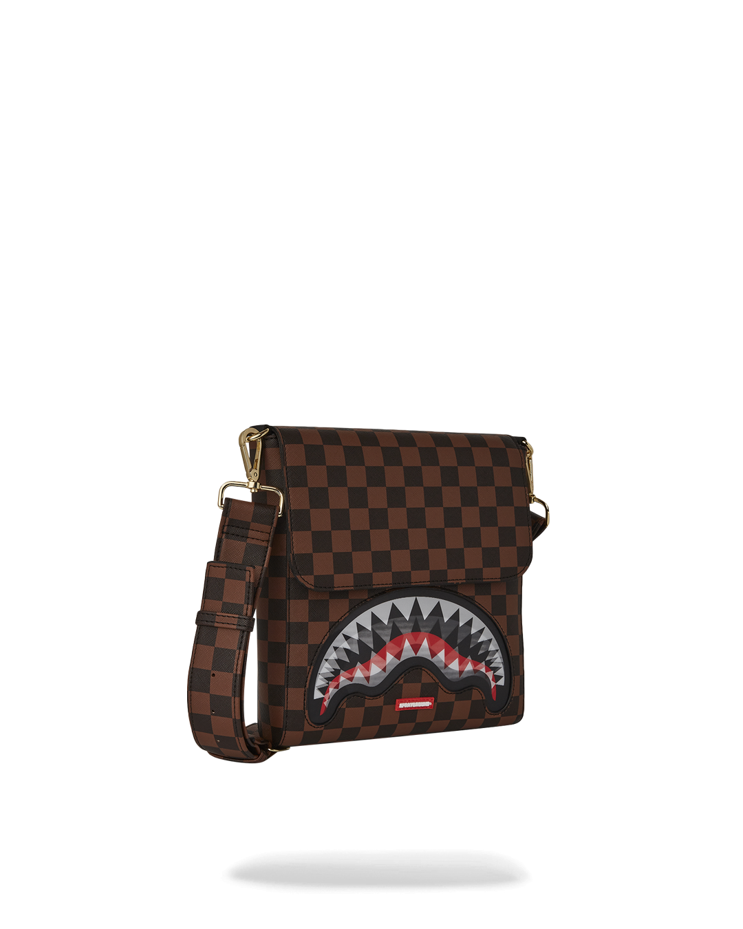 SHARKS IN PARIS LENTICULAR CHOMP MESSENGER SLING - spraygroundgcc