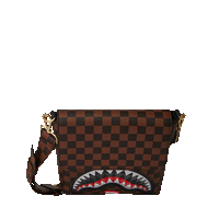 SHARKS IN PARIS LENTICULAR CHOMP MESSENGER SLING - spraygroundgcc
