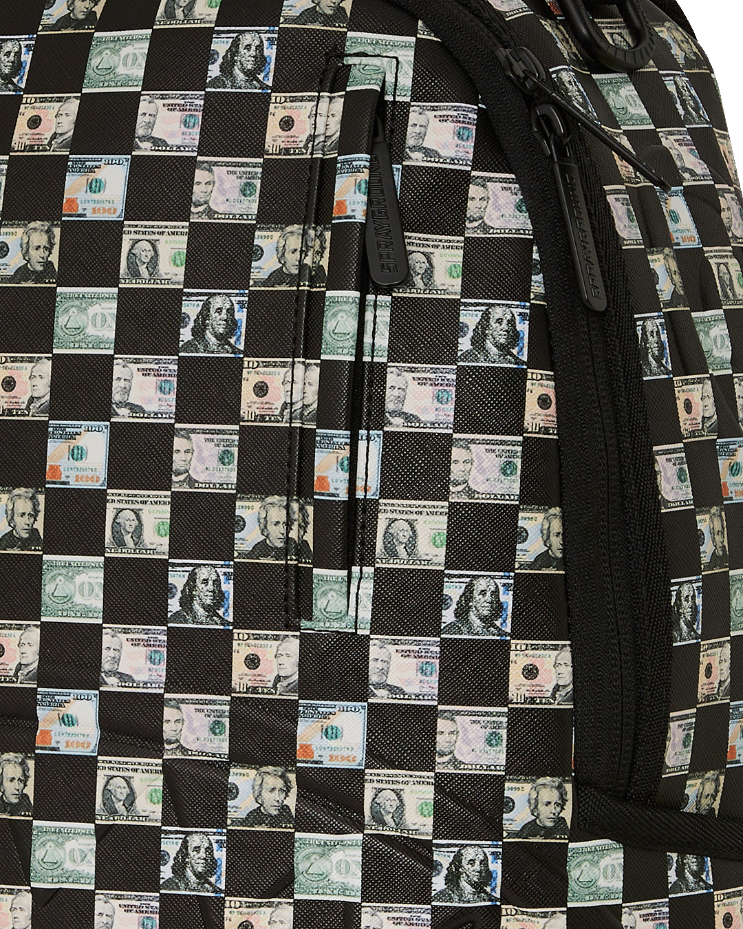 MONEY CHECK PATTERN DLXSV BACKPACK