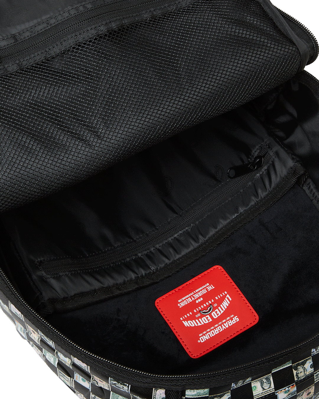 MONEY CHECK PATTERN DLXSV BACKPACK