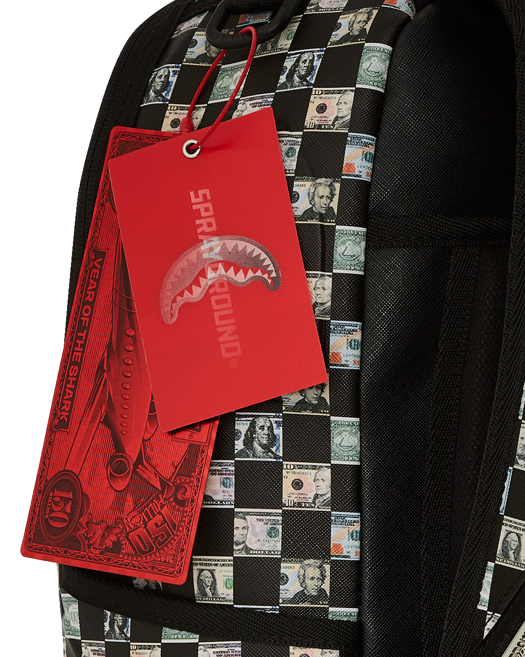 MONEY CHECK PATTERN DLXSV BACKPACK