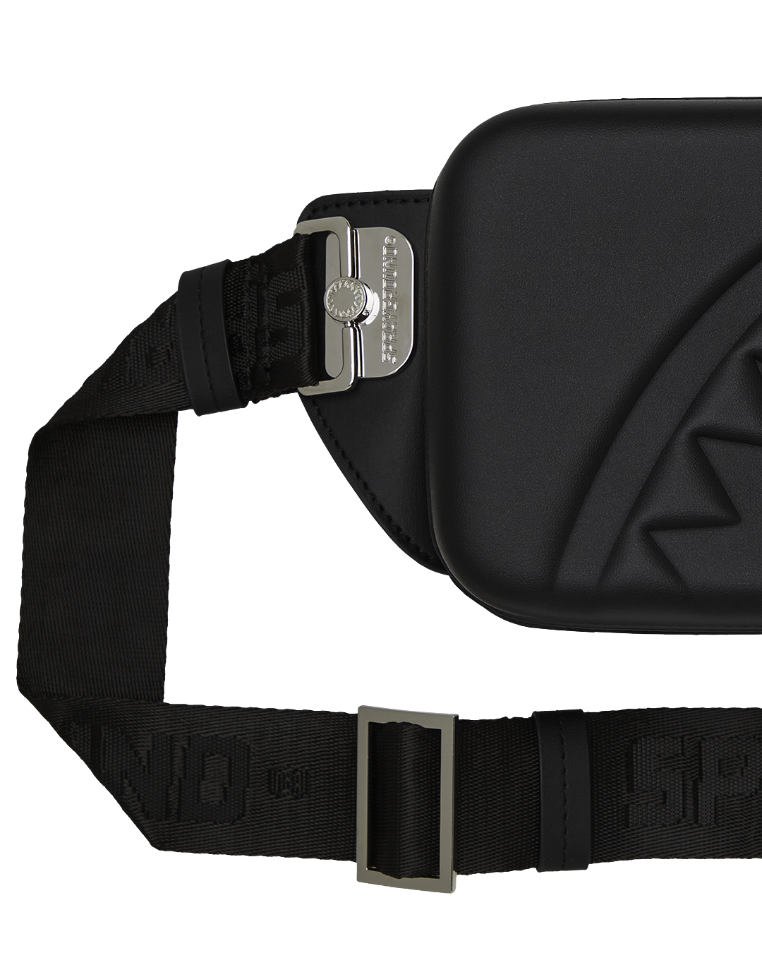 PRINTED ZIP SHARK EMBOSSED SLING