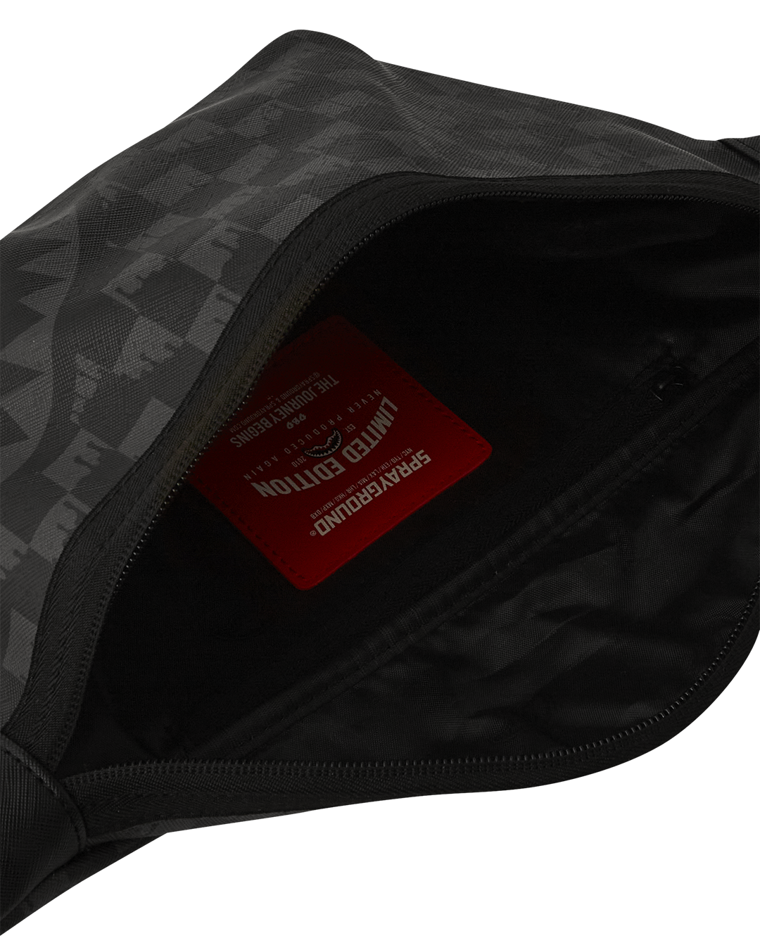 HANGOVER DRIP GREY CHECK SAVVY CROSS-BODY