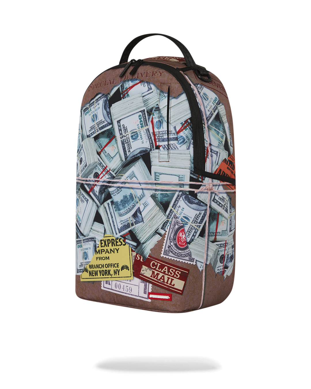 TORN PACKAGING  BACKPACK