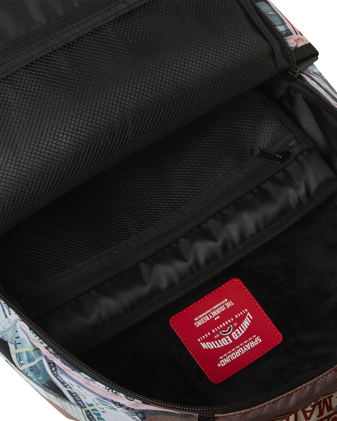 TORN PACKAGING  BACKPACK