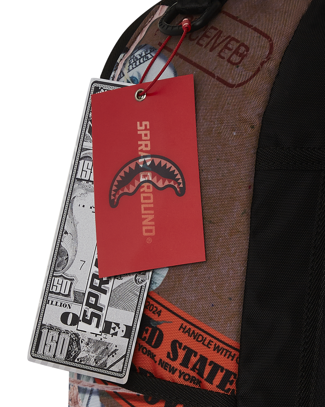 TORN PACKAGING  BACKPACK