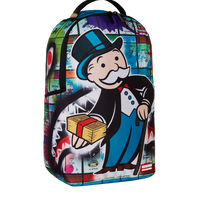 MONOPOLY MAN SPRAYED BOARD DLXR BACKPACK