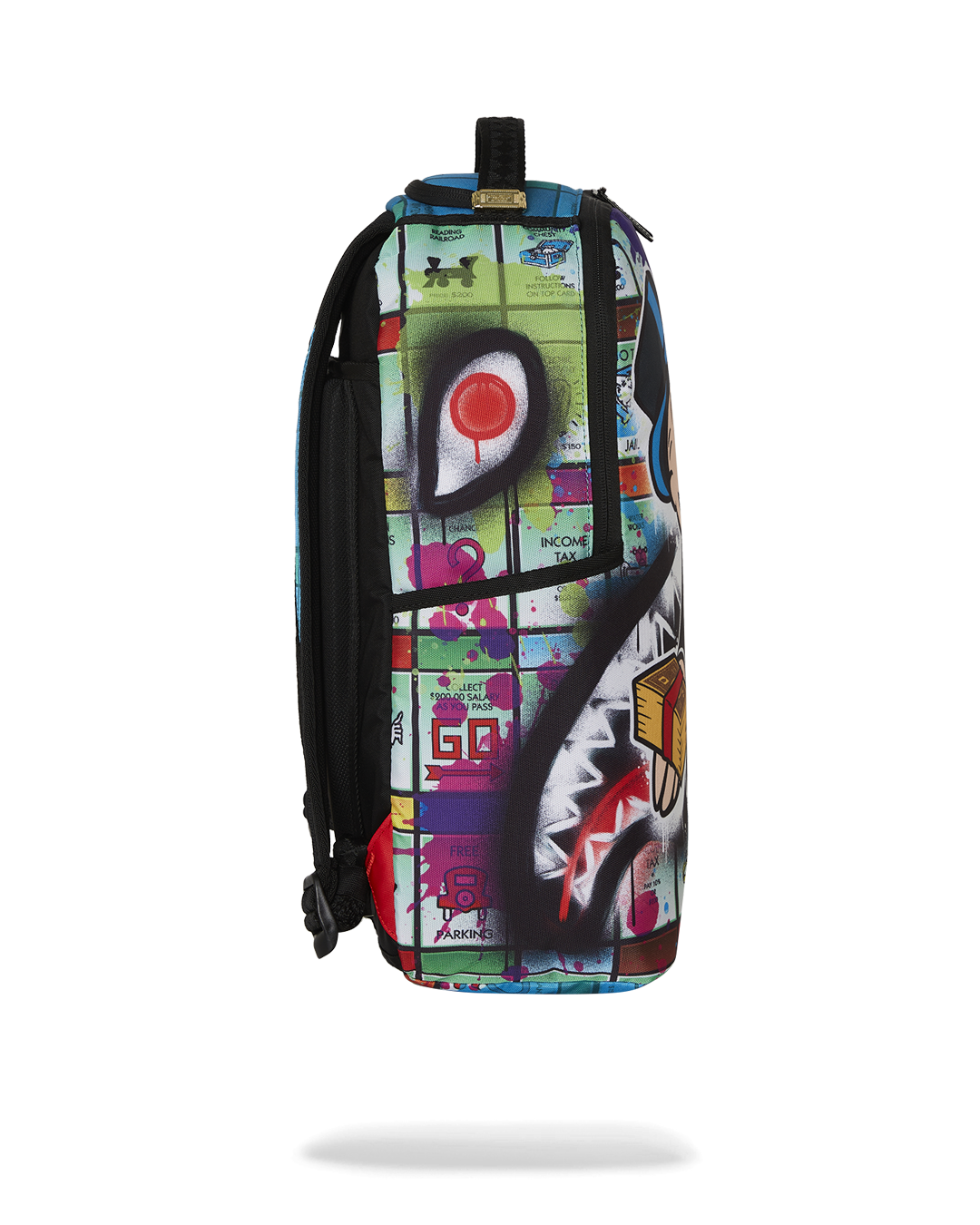 MONOPOLY MAN SPRAYED BOARD DLXR BACKPACK