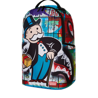 MONOPOLY MAN SPRAYED BOARD DLXR BACKPACK