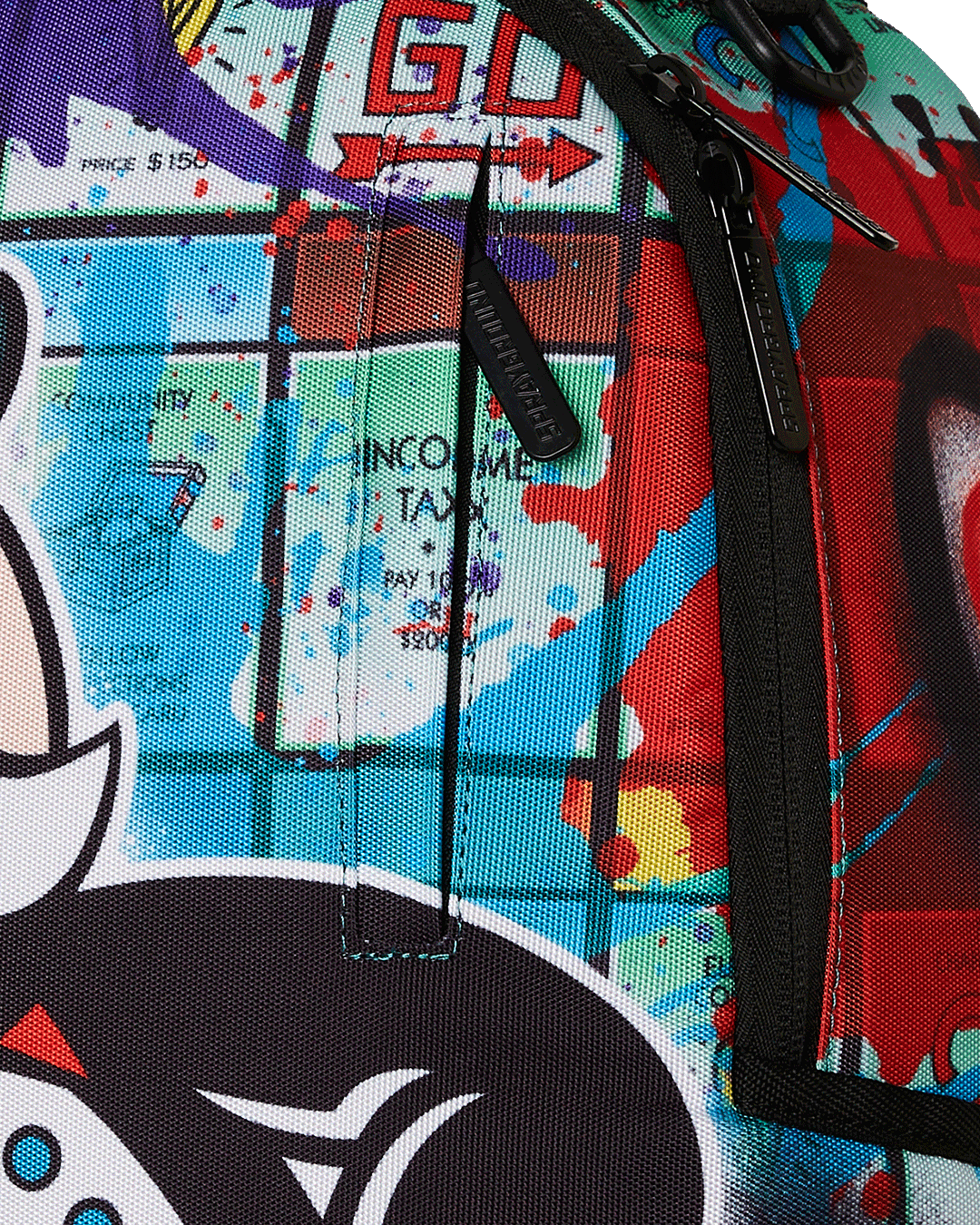 MONOPOLY MAN SPRAYED BOARD DLXR BACKPACK