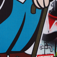 MONOPOLY MAN SPRAYED BOARD DLXR BACKPACK