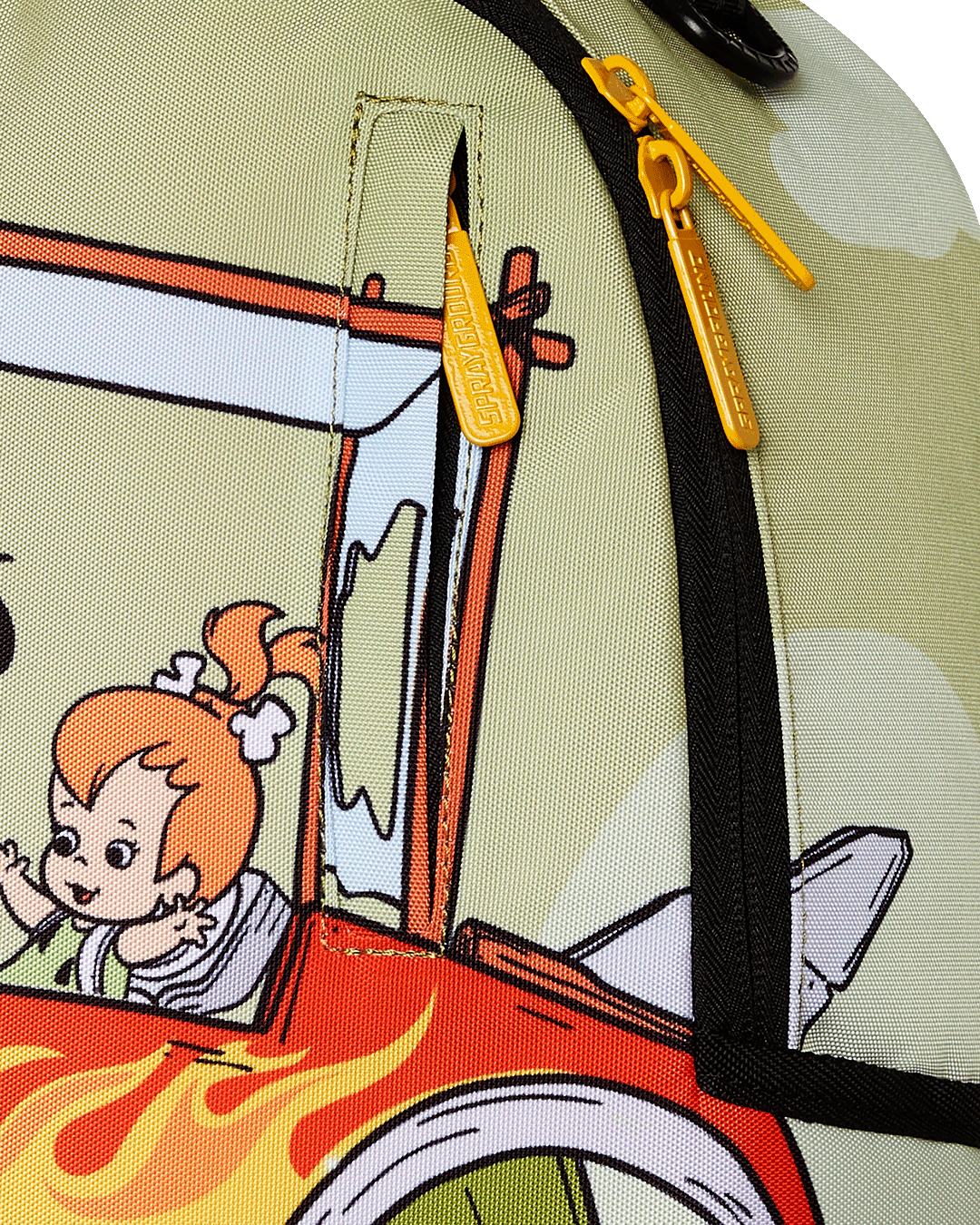 FLINSTONES BLINGED OUT CAR DLXR BACKPACK