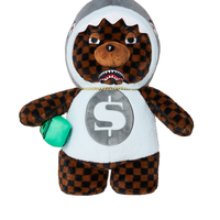 MONEY BEAR IN SHARK COSTUME BEAR BACKPACK