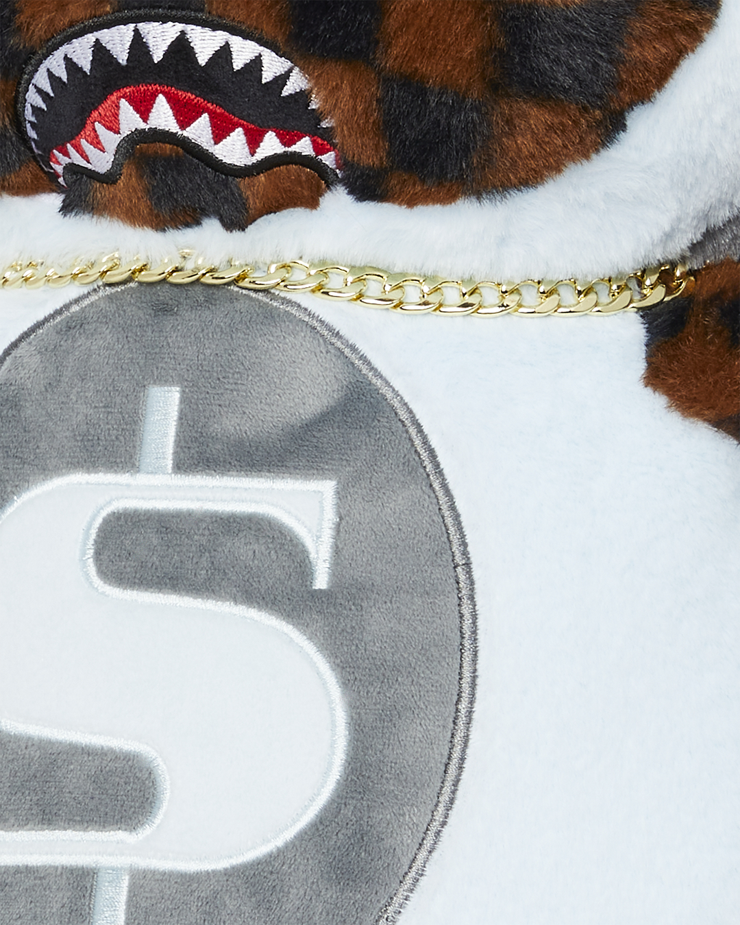 MONEY BEAR IN SHARK COSTUME BEAR BACKPACK