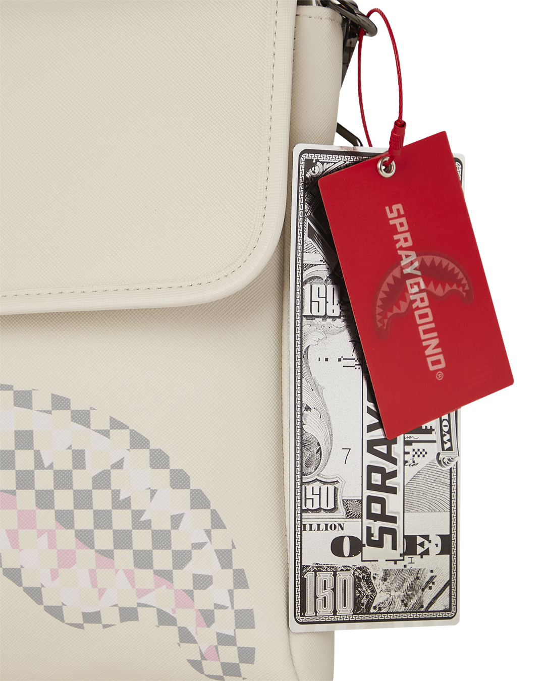 CREAM CHECK MESSENGER SLING