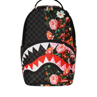 SPLIT PINK FLORAL CHECK DLXSV BACKPACK