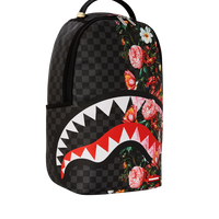 SPLIT PINK FLORAL CHECK DLXSV BACKPACK