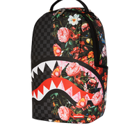 SPLIT PINK FLORAL CHECK DLXSV BACKPACK
