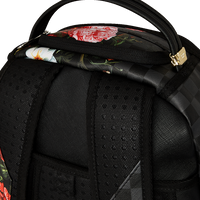SPLIT PINK FLORAL CHECK DLXSV BACKPACK