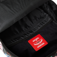 SPLIT PINK FLORAL CHECK DLXSV BACKPACK