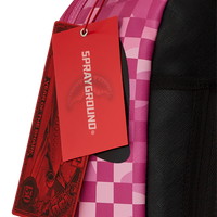 PINK CAMO CHECK DLXSV BACKPACK
