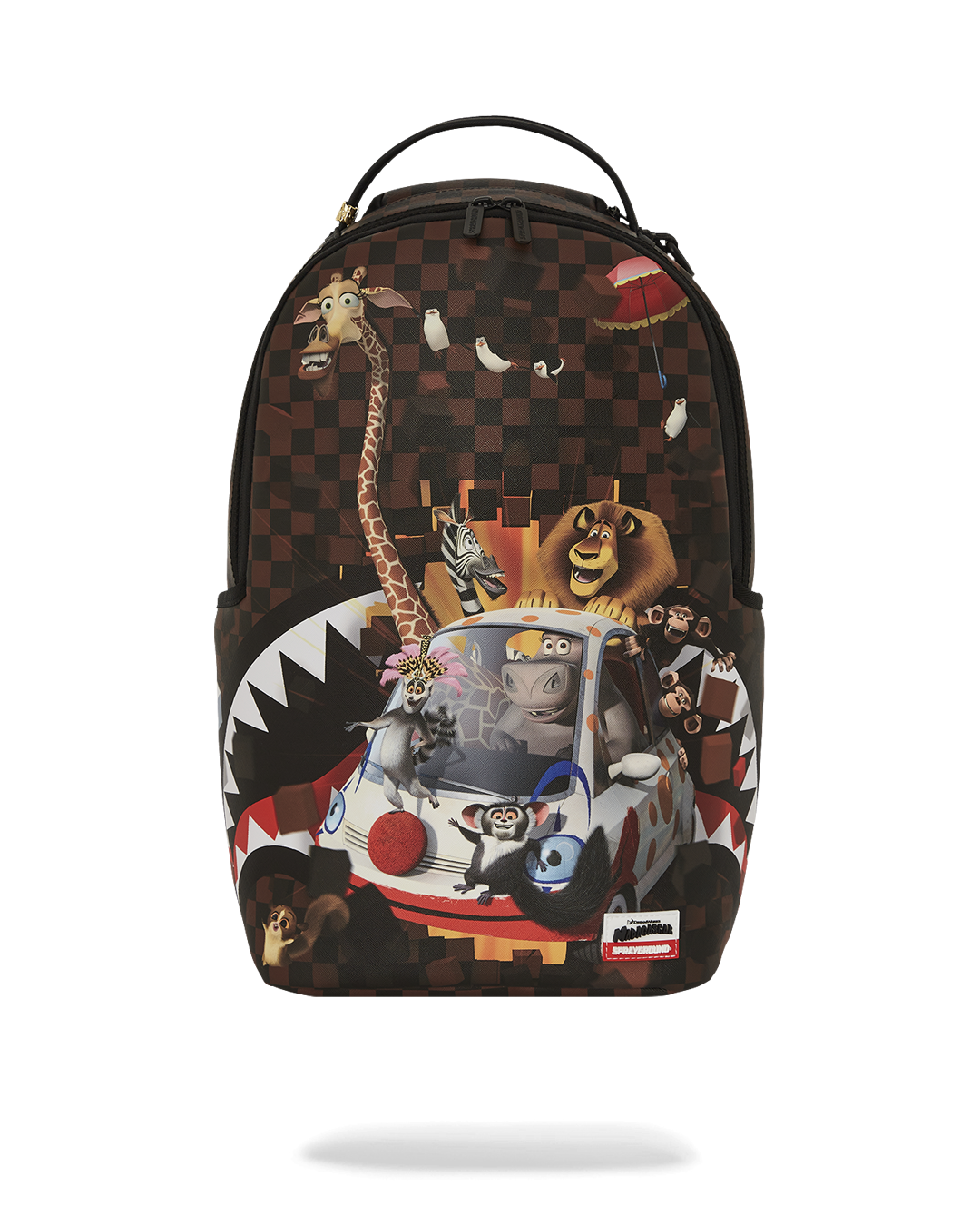 MADAGASCAR CHECKER SMASH DLXSV BACKPACK