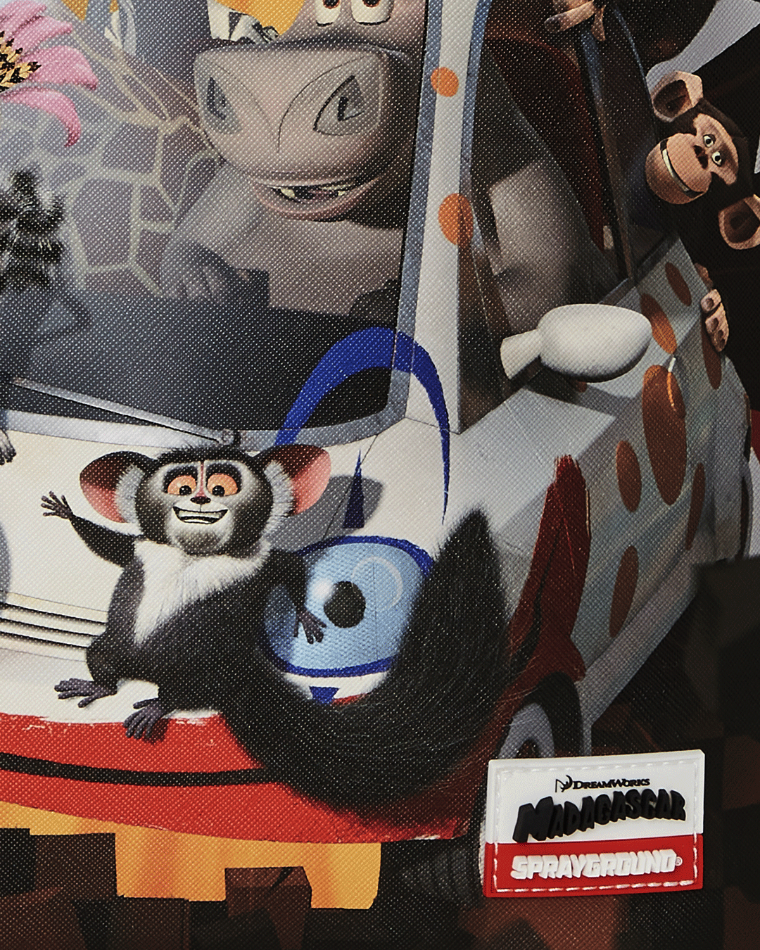 MADAGASCAR CHECKER SMASH DLXSV BACKPACK