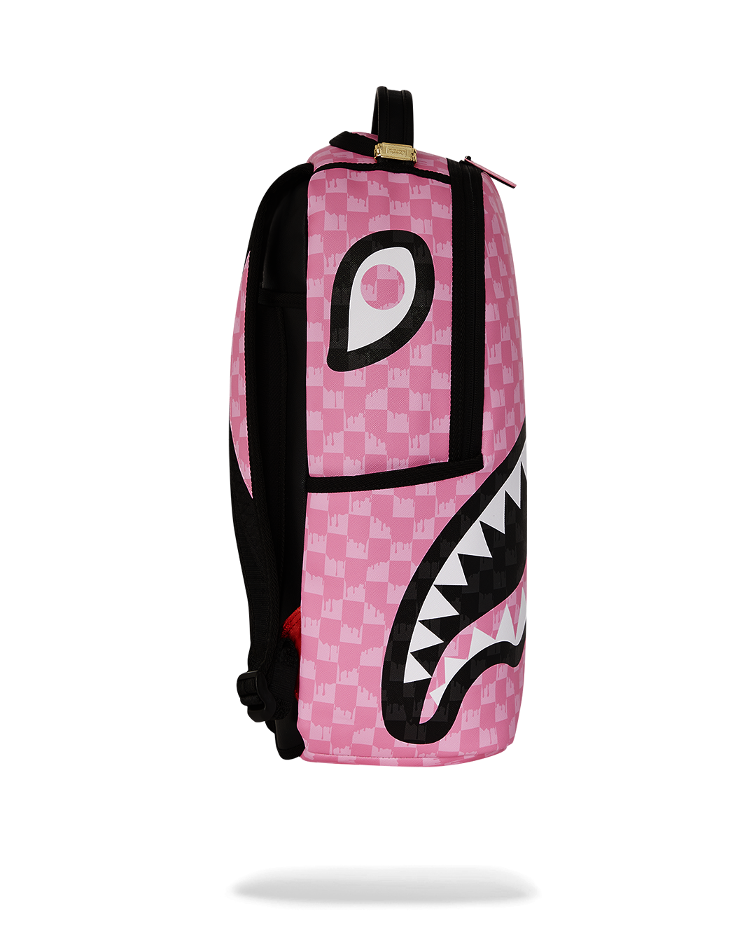 PINK AND BLACK DRIP CHECK DLXSV BACKPACK