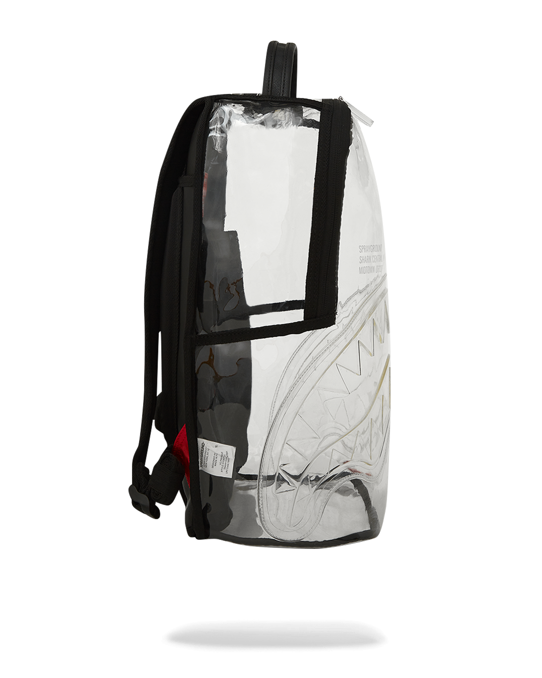 PARTIAL CLEAR SHARK CENTRAL DLX BACKPACK