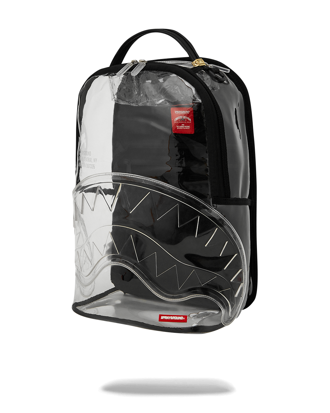 PARTIAL CLEAR SHARK CENTRAL DLX BACKPACK