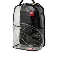 PARTIAL CLEAR SHARK CENTRAL DLX BACKPACK