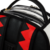 PARTIAL CLEAR SHARK CENTRAL DLX BACKPACK