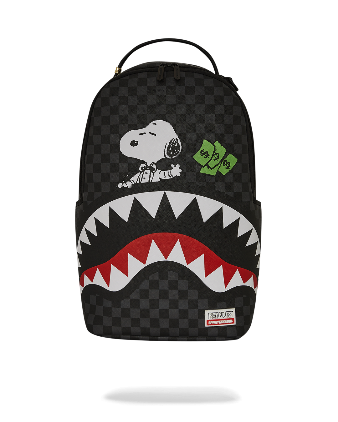 PEANUTS SNOOPY TOP SHARK MONEY  DLXSV BACKPACK