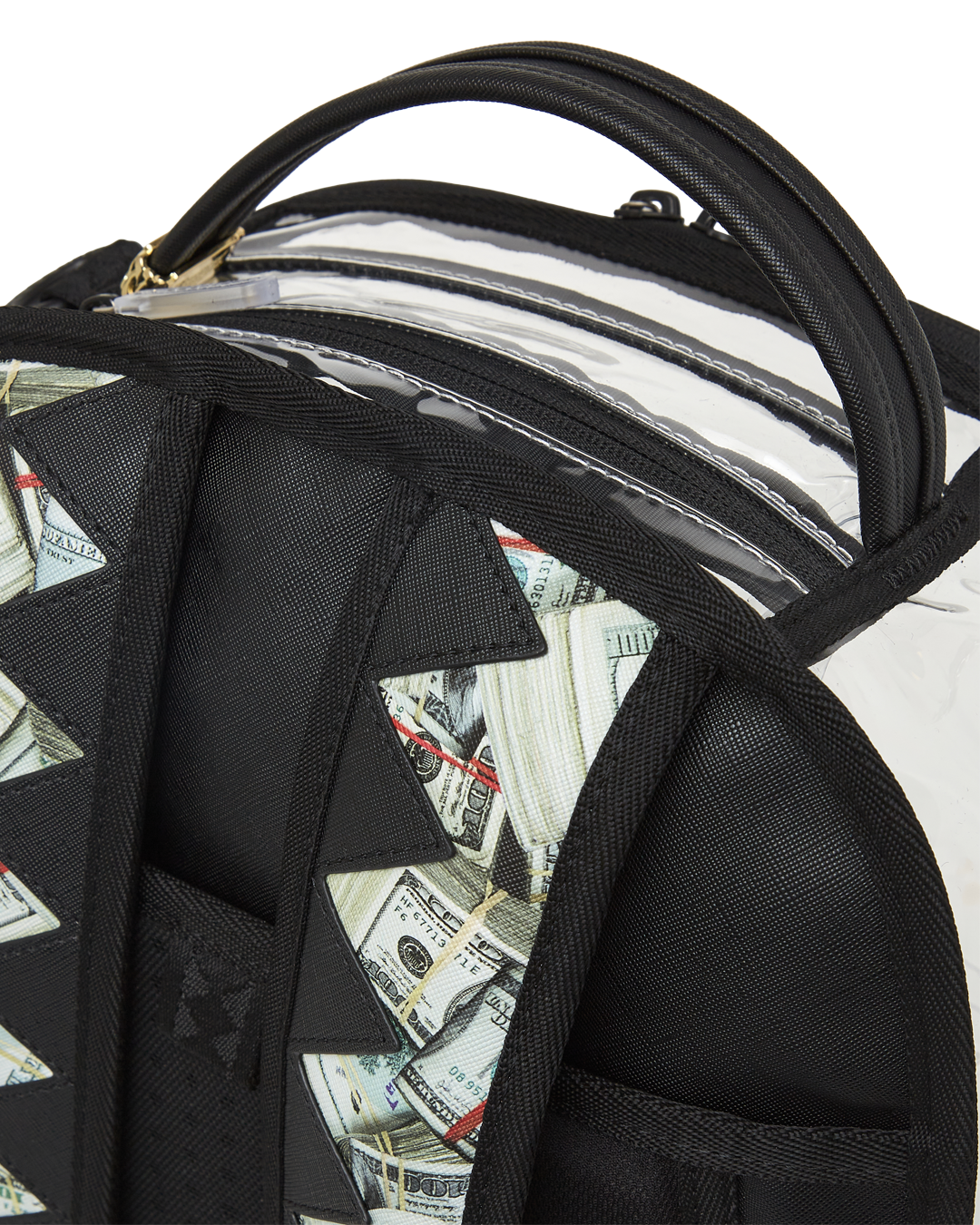 MONEY PILE CLEAR DLXS BACKPACK