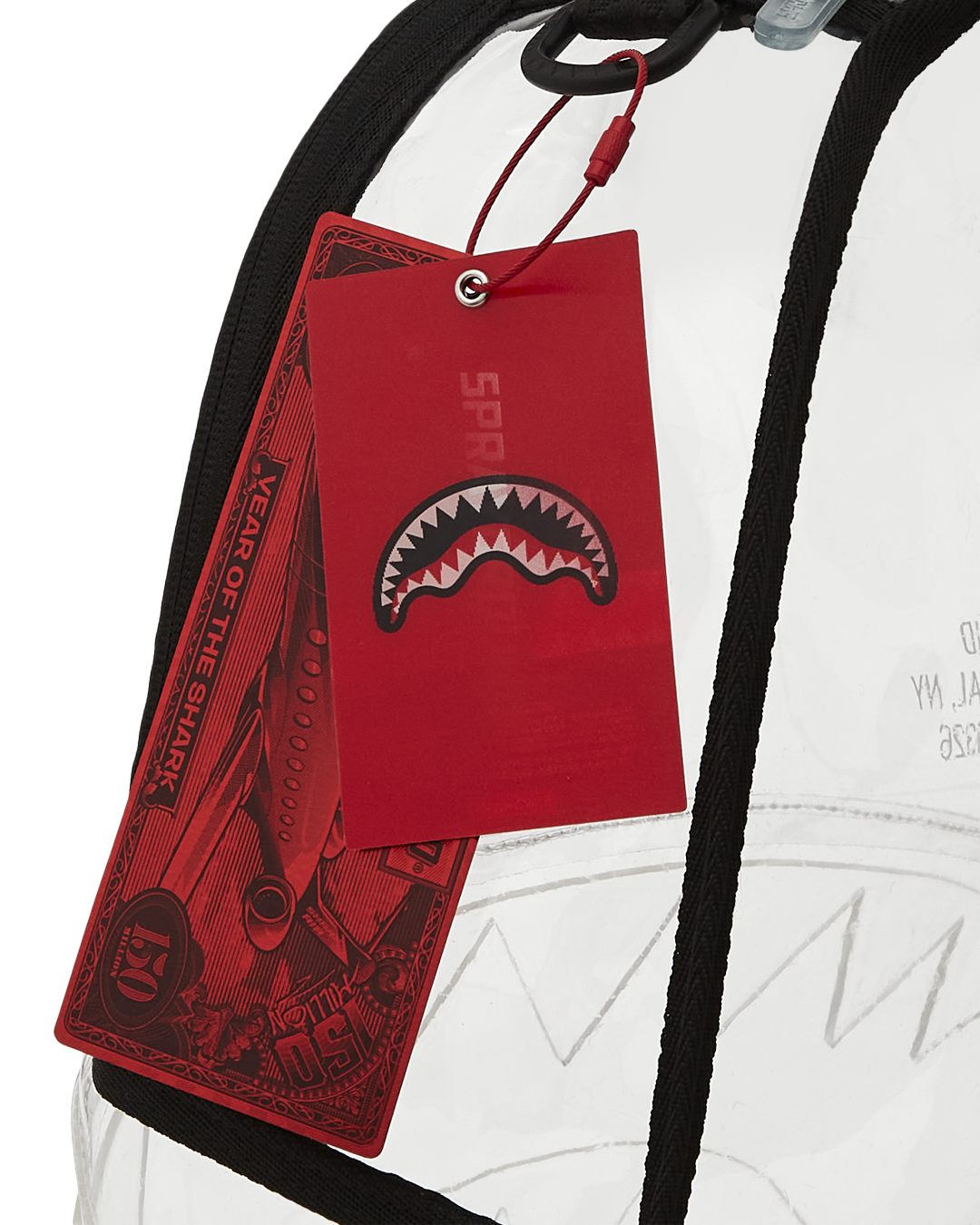 SHARK CENTRAL CLEAR DLX BACKPACK