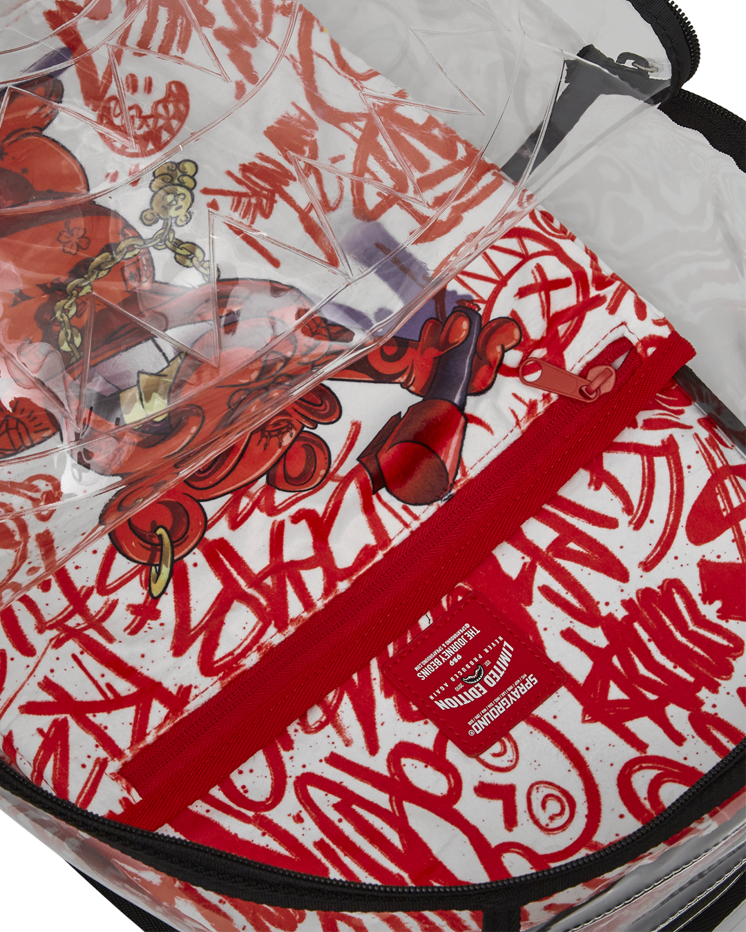 PARTIAL CLEAR DIABLO VANDAL DLX BACKPACK