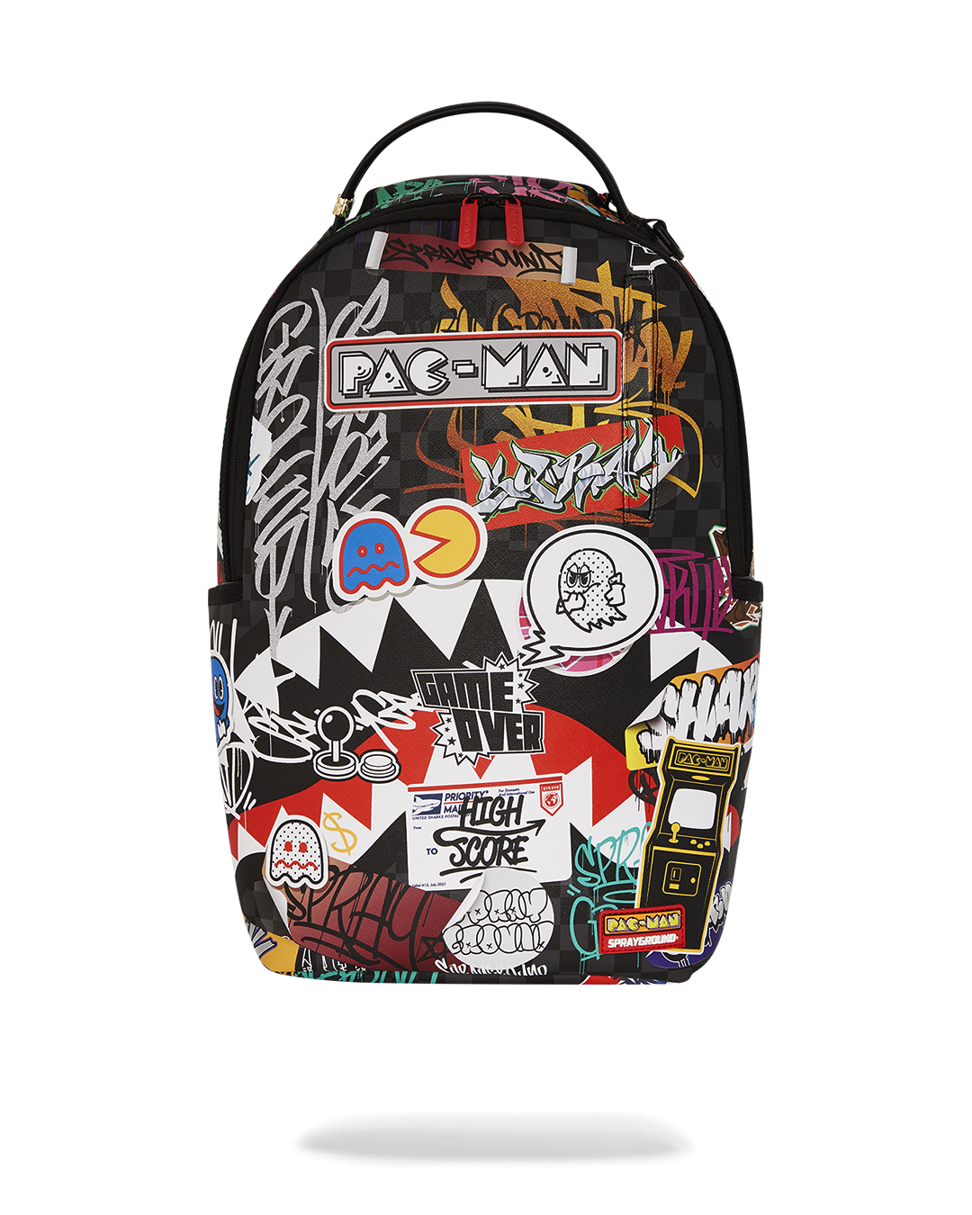 PACMAN STICKERS  DLXSV BACKPACK